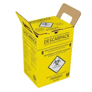 COLETOR PERFUROCORTANTE  - 3 LTS -  DESCARPACK