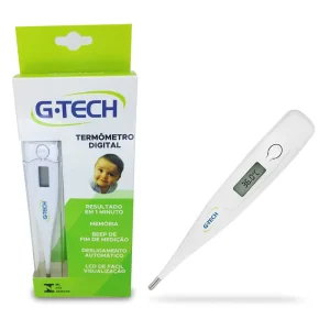 TERMOMETRO CLINICO DIGITAL BRANCO G-TECH MODELO TH1027