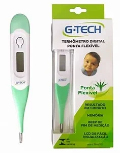 TERMOMETRO CLINICO DIGITAL G-TECH MODELO TH 400 COM SELO