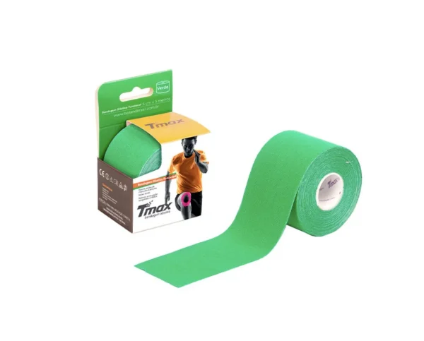 BANDAGEM ELASTICA ADESIVA 5Mx5CM VERDE TMAX