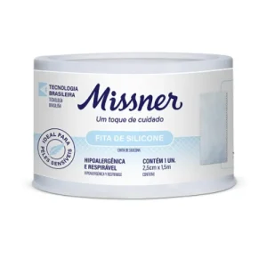 FITA DE SILICONE HIPOALERGENICA 2,5cm X 1,5m - MISSNER