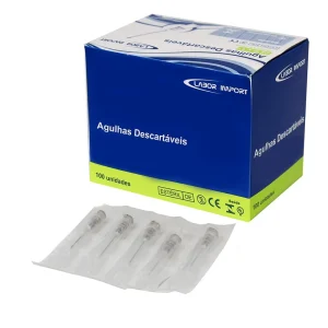 AGULHA HIPODERMICA 25 X 0,70MM - LABOR IMPORT C/100