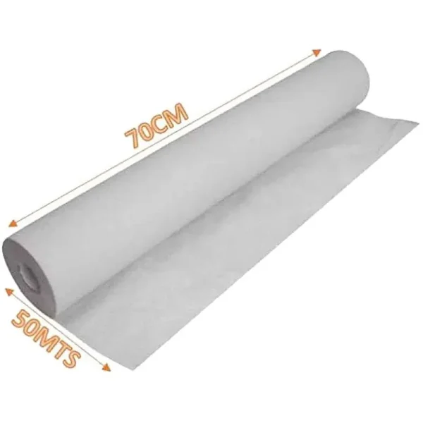 LENCOL HOSP. NOBREZA BRANCO 70 CM X 50 M - Imagem 2