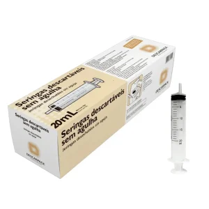 SERINGA DESCARTÁVEL 20 ML BICO SLIP - DESCARPACK C/ 50